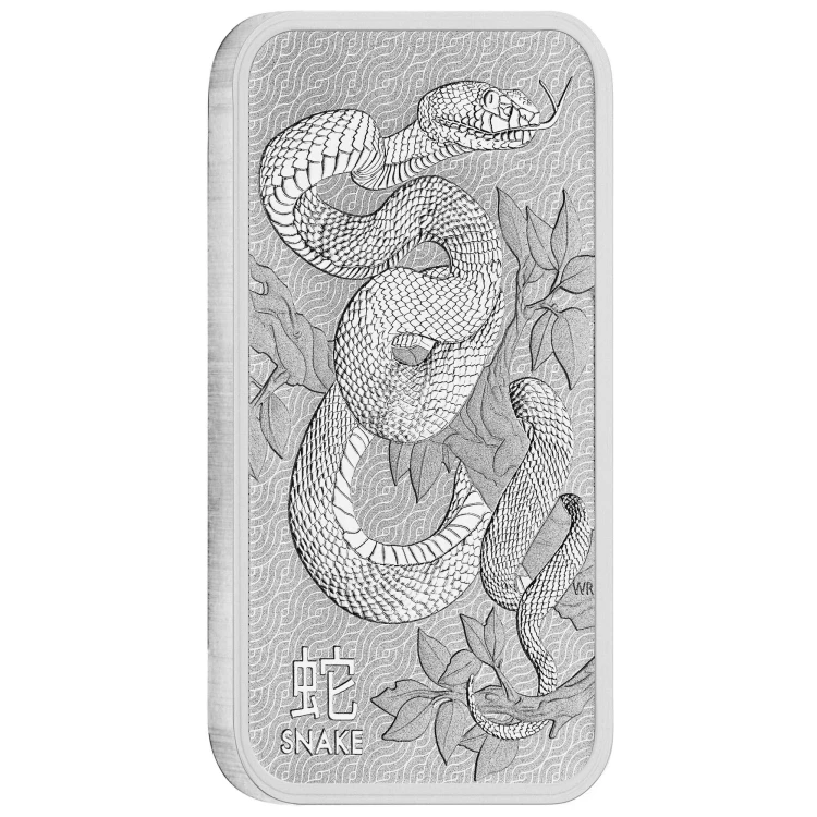 1 oz sztabka srebra Lunar Wąż The Perth Mint 2025