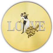 Srebrna Moneta Ślubna Love 2024