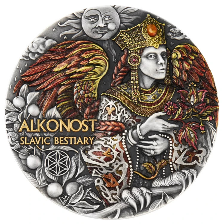2000 franków CFA, Zestaw Bestie Słowiańskie , Zestaw srebrna monet