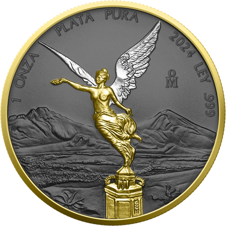 1 uncja, Multimetals Mexico Libertad, Srebrna moneta uszlachetniona