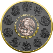 1 uncja, Multimetals Mexico Libertad, Srebrna moneta uszlachetniona