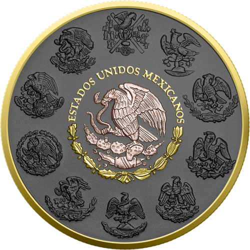 1 uncja, Multimetals Mexico Libertad, Srebrna moneta uszlachetniona