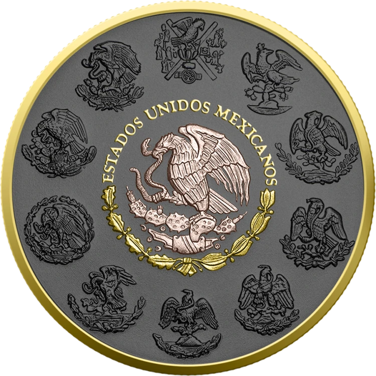 1 uncja, Multimetals Mexico Libertad, Srebrna moneta uszlachetniona