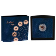 Srebrna moneta Znaki Zodiaku: Wodnik ramka