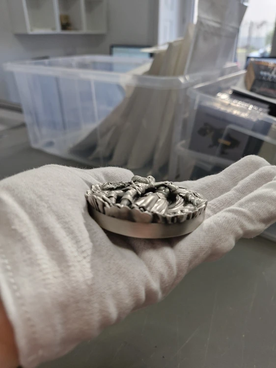 Srebrna moneta 5000 CFA Ostatnie życzenie - Wiedźmin 3D
