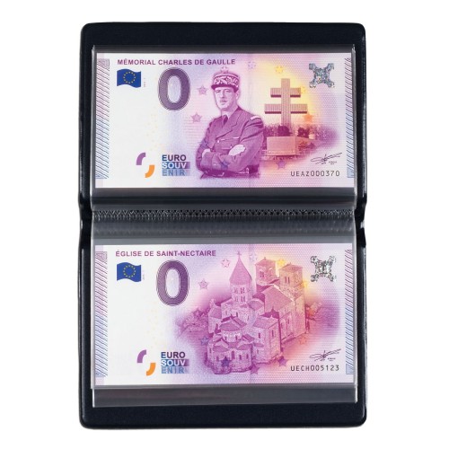 Kieszonkowy album Leuchtturm ROUTE na 40 banknotów 0 Euro