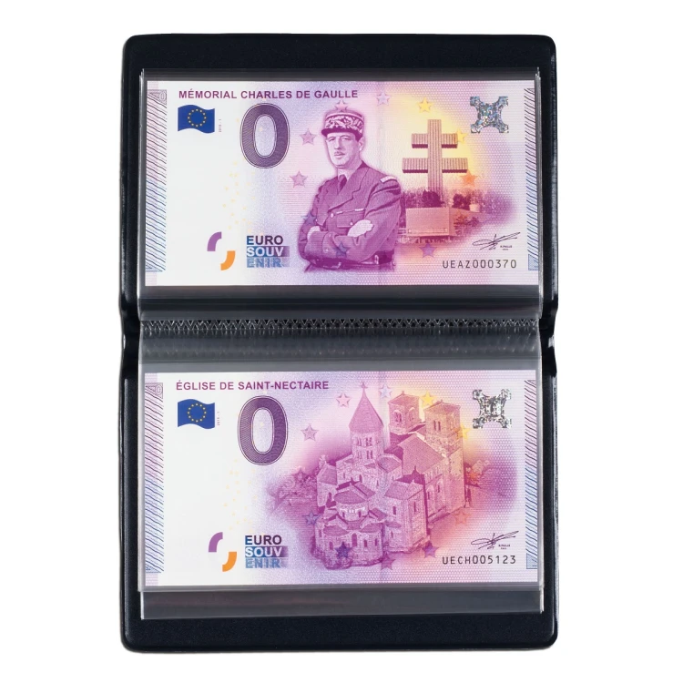 Kieszonkowy album Leuchtturm ROUTE na 40 banknotów 0 Euro