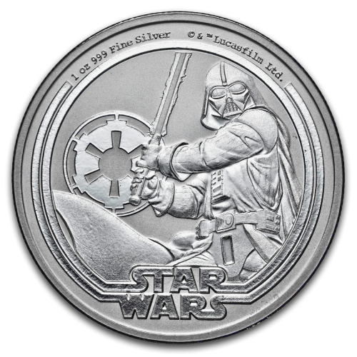 1 uncja, Star Wars Darth Vader , Srebrna moneta 2026