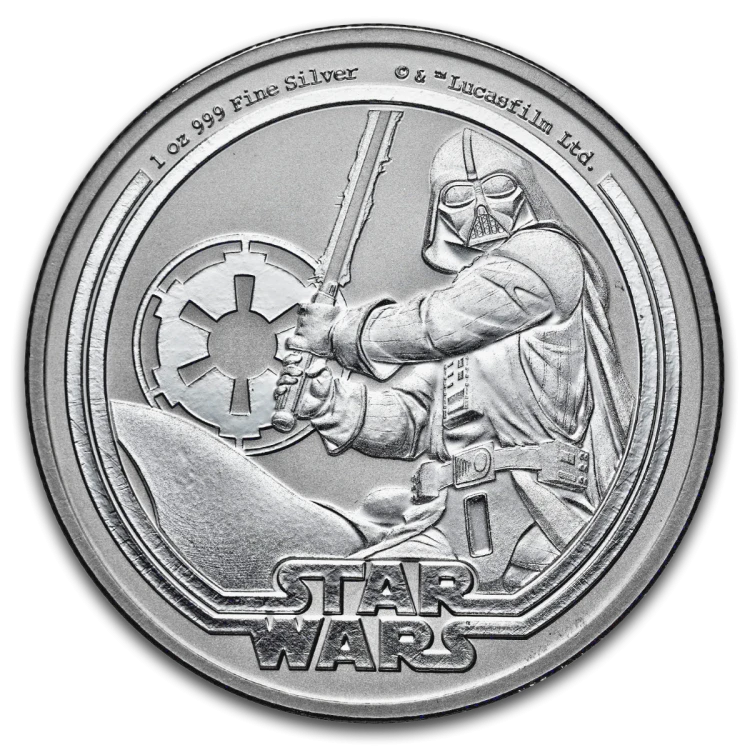 1 uncja, Star Wars Darth Vader , Srebrna moneta 2026
