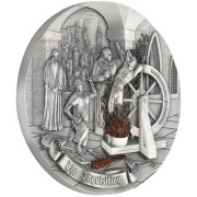Srebrna moneta 5$ Inkwizycja, Seria: Błędy Ludzkości