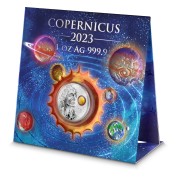 Srebrna moneta 1 oz Malta Copernicus etui