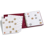 Album na Album na monety NUMIS Leuchtturm bordowymonety NUMIS Leuchtturm