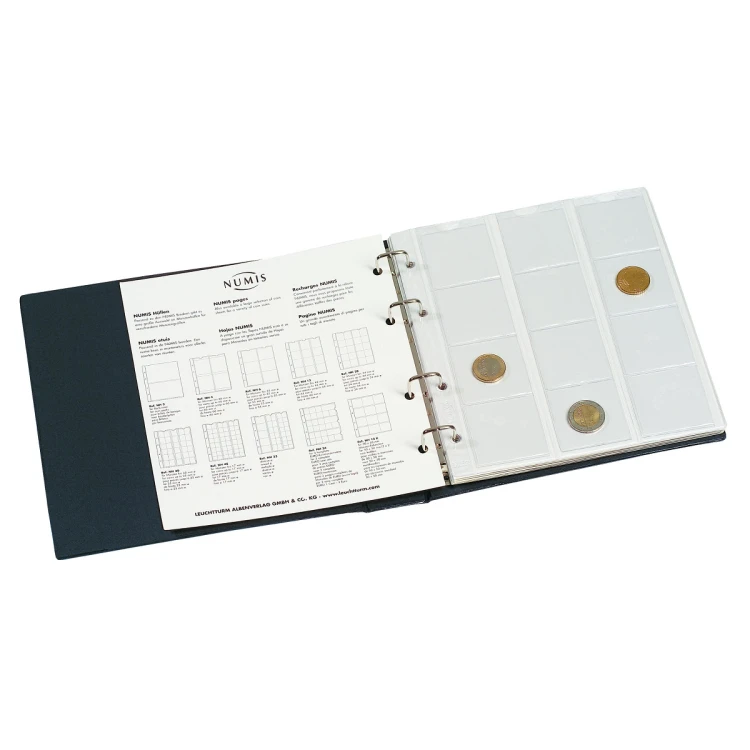 Album na Album na monety NUMIS Leuchtturm bordowymonety NUMIS Leuchtturm