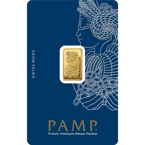 Sztabka złota 2,5g Pamp