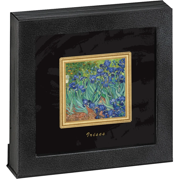 Srebrna moneta kolekcjonerska 2$ Irysy Vincent van Gogh