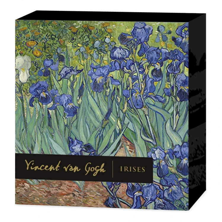 Srebrna moneta kolekcjonerska 2$ Irysy Vincent van Gogh