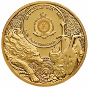 50 $, Chrzest Ognia, Wiedźmin, Złota moneta