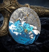 Moneta kolekcjonerska Poseidon – mitologia grecka, artystyczna moneta premium