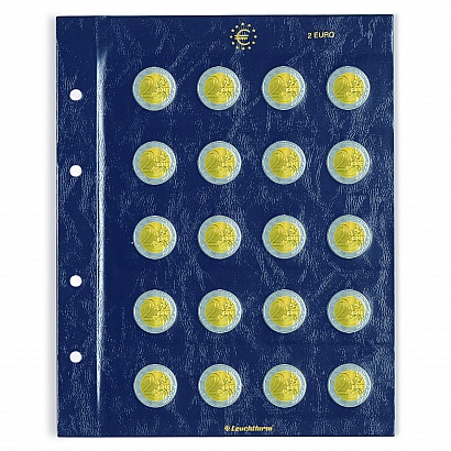 Karta Leuchtturm Vista na monety 2 Euro