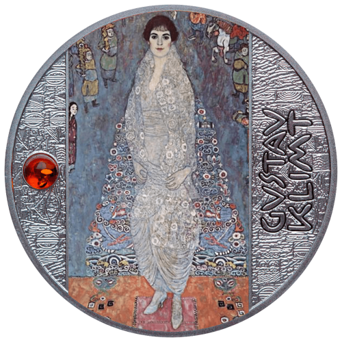 500 franków CFA, Gustav Klimt, Portret Baronowej Elisabeth Bachofen- Echt, Srebrna moneta