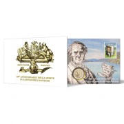 2 € Alessandro Manzoni, Okładka filatelistyczno-numizmatyczna, Watykan, 2023
