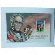 2 € Alessandro Manzoni, Okładka filatelistyczno-numizmatyczna, Watykan, 2023