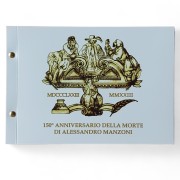 2 € Alessandro Manzoni, Okładka filatelistyczno-numizmatyczna, Watykan, 2023