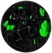 Srebrna moneta 5$ Krasnolud
