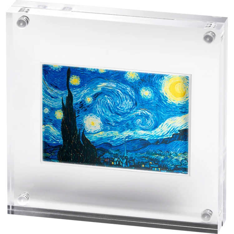 1000 franków CFA, Gwiaździsta noc - Vincent van Gogh, Srebrna moneta