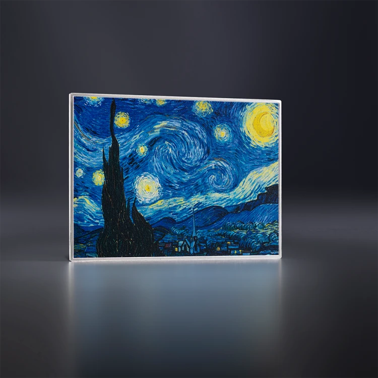 1000 franków CFA, Gwiaździsta noc - Vincent van Gogh, Srebrna moneta