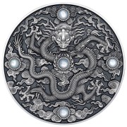 Srebrna moneta 5$ Dragon Art rewers