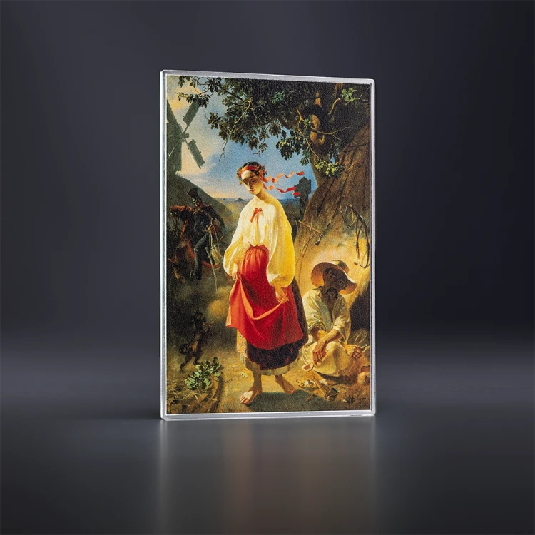1000 franków CFA, Kateryna - Taras Shevchenko, Srebrna moneta