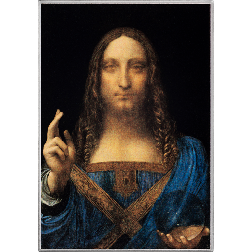 1000 franków CFA, Salvator Mundi - Leonardo da Vinci, Srebrna moneta