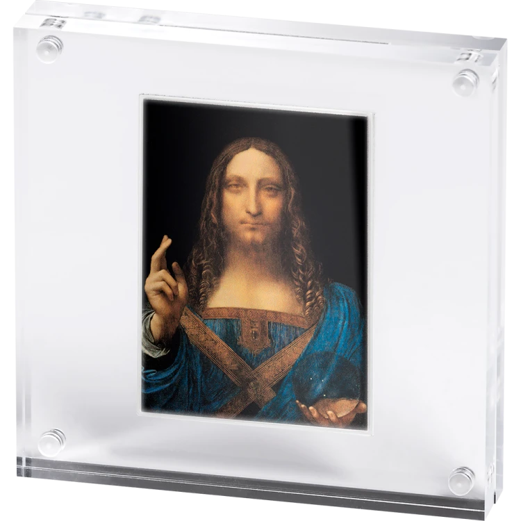 1000 franków CFA, Salvator Mundi - Leonardo da Vinci, Srebrna moneta