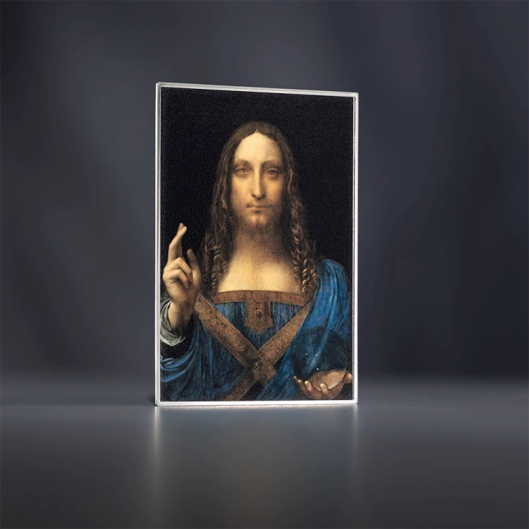 1000 franków CFA, Salvator Mundi - Leonardo da Vinci, Srebrna moneta