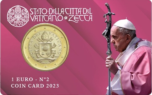 Warykan 1€ coin card nr 2 2023