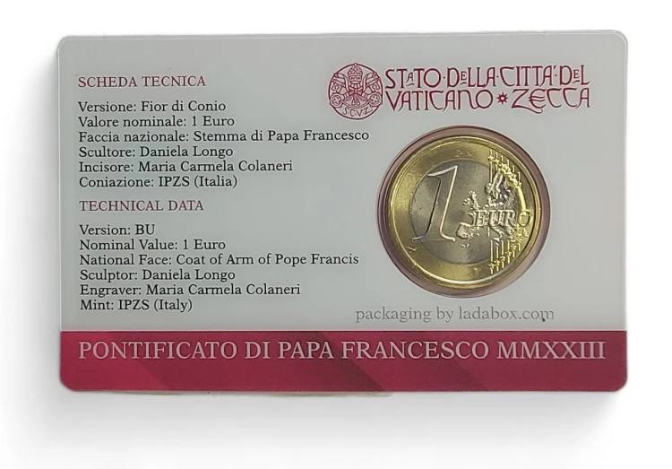 Warykan 1€ coin card nr 2 2023