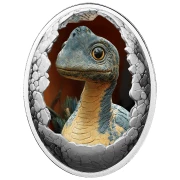 Brachiozaur, 500 franków CFA, Seria: Dinozaury