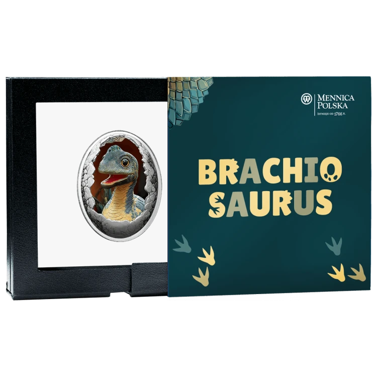 Brachiozaur, 500 franków CFA, Seria: Dinozaury