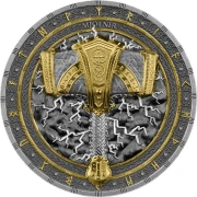 10 mark, Mjölnir, Seria: Artefakty, Srebrna moneta, BU UHR