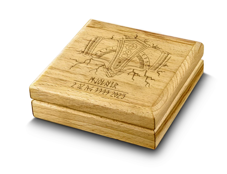 10 mark, Mjölnir, Seria: Artefakty, Srebrna moneta, BU UHR