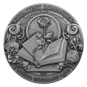 25 $, Paolo i Francesca, Seria: Historie miłosne,Srebrna moneta