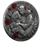 25 $, Paolo i Francesca, Seria: Historie miłosne,Srebrna moneta