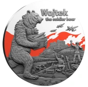 2 $, Wojtek - Niedźwiedź Żołnierz , Srebrna moneta