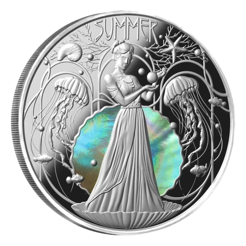 2 $, Lato, Seria: Cztery pory roku Srebrna moneta