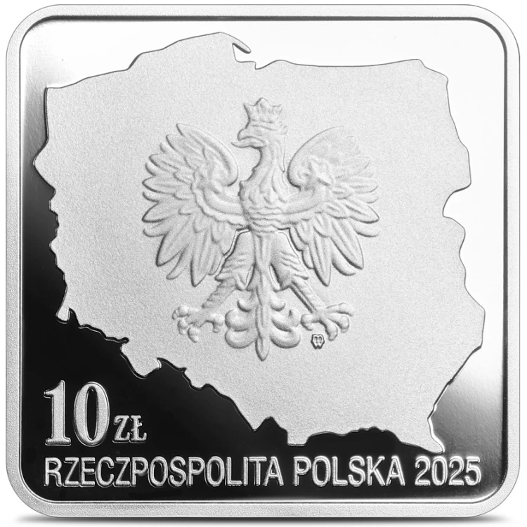 Srebrna moneta kolekcjonerska 10 zł 80. rocznica powrotu Polski na Ziemie Zachodnie i Północne