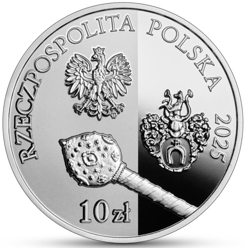 Srebrna moneta 10 zł Hetmani Rzeczypospolitej – Stanisław Koniecpolski 2025 awers