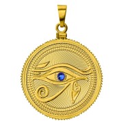 Srebrna moneta-wisiorek 1$ Oko Horusa rewers