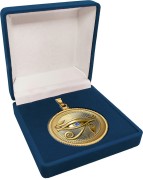 Srebrna moneta-wisiorek 1$ Oko Horusa etui