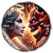 5 $, Anioł śmierci, Seria : Anioły i Diabły, Srebrna moneta